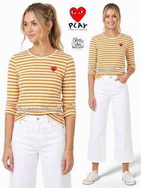 Comme des Garçons striped crewneck long sleeve t-shirt *shop@iamwarrior